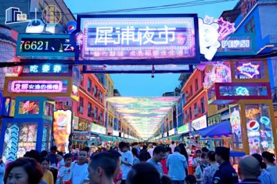 犀浦夜市开街仪式